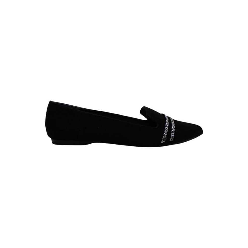 ALFANI Womens Black Step 'N Flex Poee Pointed Toe Slip On Leather Loafers 5 M - Picture 1 of 4